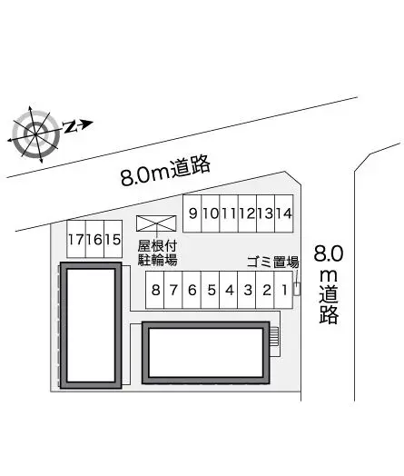 ★手数料０円★豊川市八幡町 月極駐車場